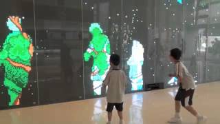 Domain Mall Interactive Wall Display [upl. by Ahsiemal271]