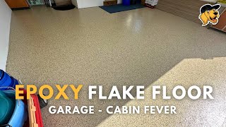 Epoxy Flake Garage Floor Cabin Fever [upl. by Olympia]