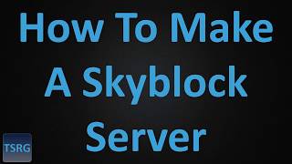 Minecraft 1121 How to Make a Skyblock Server EASY [upl. by Reger]