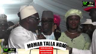 ELECTION LEGISLATIVE 2024 MEETING DE MOMAR TALLA NDAO MOMAR TALLA NDAO [upl. by Barbette]