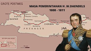 Masa Pemerintahan Daendels 1808  1811 Di Indonesia  Materi Sejarah Lengkap [upl. by Redwine]