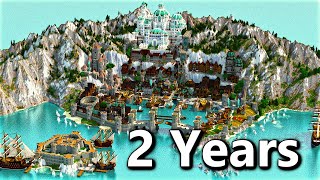 Minecraft Timelapse  The Palace  Medieval City Timelapse  Khiessal Pt 3 2k60fps [upl. by Youlton]