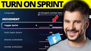 How To Turn On Toggle or Hold Sprint on Fortnite [upl. by Iris]