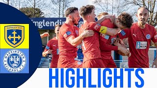 Guiseley AFC vs Warrington Rylands  Full Extended Highlights [upl. by Ainezey322]