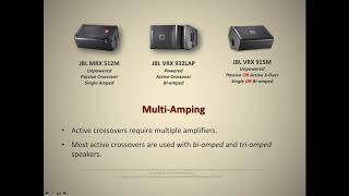 Powered vs Unpowered Speakers Passive vs Active Crossovers [upl. by Scharff217]