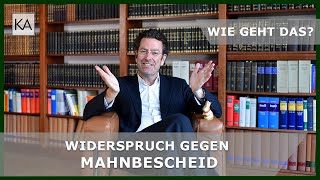 Widerspruch gegen Waldorf Mahnbescheid Wie geht das [upl. by Sorilda773]