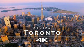 Toronto Canada 🇨🇦  by drone 4K [upl. by Calisa]