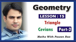 Cevians of Triangles in Hindi amp English  Problems amp Solutions for SSC  Lesson  15  Part 2 [upl. by Arahset]