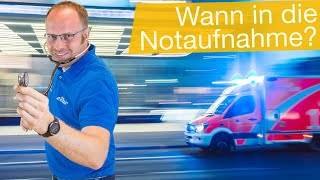 Notaufnahme oder Notdienst ❓ Krankenhaus vs ärztlicher Bereitschaftsdienst [upl. by Aniehs]