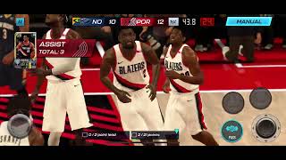 Trailblazers vs Pelicans nba2k25 replay part 1 [upl. by Odragde620]