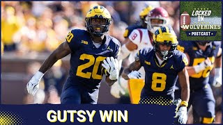 Locked On Wolverines POSTCAST Michigan Wolverines DEFEAT USC Trojans Kalel Mullings BREAKSOUT [upl. by Atilem]