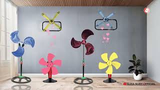 Colorful Fan Collection Videos Colorful Fan Animation Fans Video [upl. by Shipman]