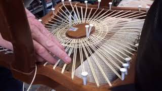 Chair Cane Weaving [upl. by Frentz]