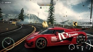 NFS Rivals  New Free DLC car Koeniggsegg One1 Racer amp Cop ReviewGameplay [upl. by Valida]