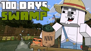 100 Days  Minecraft SWAMP [upl. by Alten985]