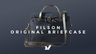 Rugged Heritage Work Bag  The Filson Original Briefcase [upl. by Anierdna]