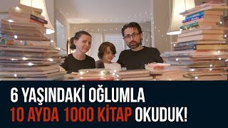 6 yaşındaki oğlumla 10 ayda 1000 kitap okuduk [upl. by Earley]