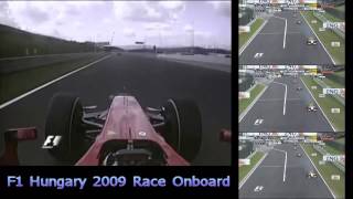 F1 Hungary 2009  Kimi Raikkonen Onboard Start  First Laps [upl. by Wiatt947]