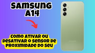 Como ativar ou desativar o sensor de proximidade do seu Samsung Galaxy A04s  A04e [upl. by Wolff]