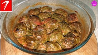 JAPRAK tradicionalno bosansko jelo sarma od vinove loze [upl. by Ailadgim]