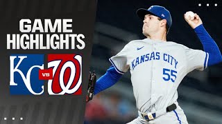 Royals vs Nationals Game Highlights 92424  MLB Highlights [upl. by Kuo49]