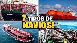 7 TIPOS DE NAVIOS DE CARGA ALÉM DO CONTAINER 😱🚢 navio curiosidades shipping [upl. by Erodasi]