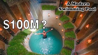 How To Build The Most Modern Underground Swimming Pools with Underground House [upl. by Nahgam]