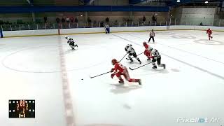 zach 4 goal game  flames vs bulls 2024 [upl. by Pfeifer666]