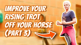 IMPROVE YOUR RISING TROT OFF YOUR HORSE From The Couch  Part 3 Rising Trot For Beginners [upl. by Ahsinan]