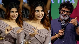 Director Trivikram Speech  JIGRA Telugu PreRelease Event  Samantha Rana Alia Bhatt  Gultecom [upl. by Nally422]