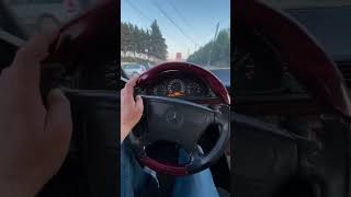 Mercedes W124 E500 Fast Acceleration 0120 kmh [upl. by Lladnew]