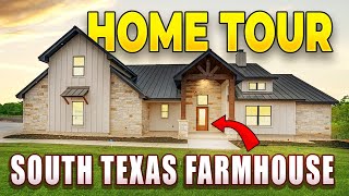 TOUR A STUNNING La Vernia TX Modern Farmhouse  San Antonio Real Estate  Robert Anthony Group [upl. by Hampton530]