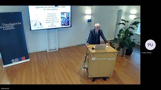 Eighth Herman Bavinck Lecture Theologische Universiteit Utrecht [upl. by Armalda]