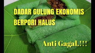 CARA MEMBUAT DADAR GULUNG  ANTI GAGAL [upl. by Imarej]