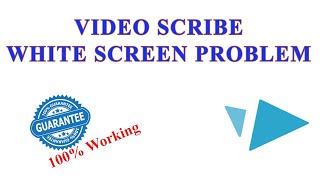 video scribe white screen problem [upl. by Galang]