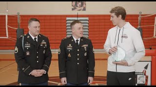 US Army Impact Player of the Month Matthew Schiller from Linganore High [upl. by Vidda]