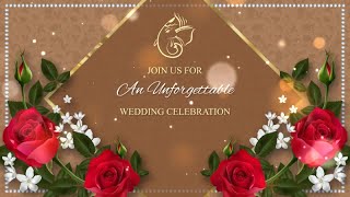 Beautiful Do it Yourself Wedding video invite [upl. by Atalie]