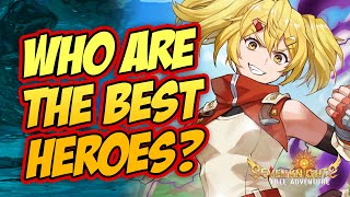 WHO ARE THE BEST HEROES IN STAGE CLEARING  SEVEN KNIGHTS IDLE ADVENTURE [upl. by Dehlia]