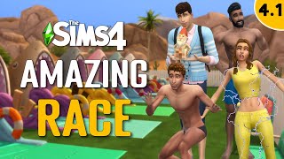 ⚡️ SHOCKWAVES 🌊  Sims Amazing Race EP04 PART1  The Sims 4 [upl. by Perrie19]