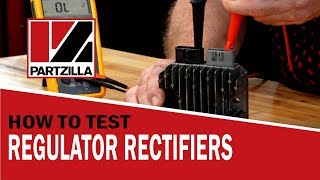 How to Test a Regulator Rectifier  Theyre Not all the Same  3 Phase Rectifier Test  Partzilla [upl. by Schuman288]