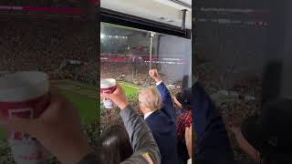 Donald Trump attends Alabama vs Georgia football game in Tuscaloosa [upl. by Claud]