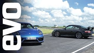 Porsche 911 GT3 vs Cayman GTS  evo TRACK BATTLE [upl. by Margy193]