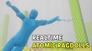 Realtime InGame Atomic Ragdoll PlayForm Experiment [upl. by Neesay]