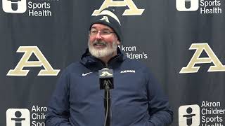 Akron Zips Football PostGame Press Conference vs Ohio  112423 [upl. by Ysdnil]