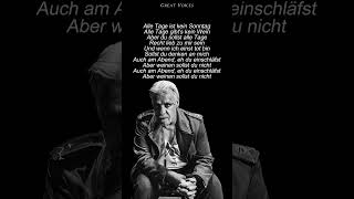 Alle Tage Ist Kein Sonntag  TILL LINDEMANN amp DAVID GARRETT Insolated Vocals tilllindemann lyric [upl. by Ahtel286]