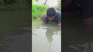 Unbelievable Mud Man Fishing Techinques 🤯 MudmanFishing Fishing mudfishing catfish shorts [upl. by Nnylanna]