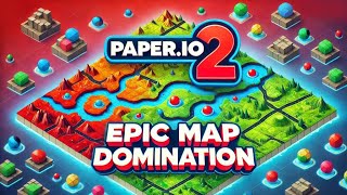 Conquering the Map in Paperio 2 Tips amp Epic Gameplay Moments [upl. by Pontone93]