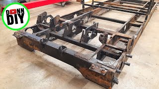 Frame Repair Welding  8x8 Amphibious Vehicle Argo REBUILD Ep2 [upl. by Gnanmos240]