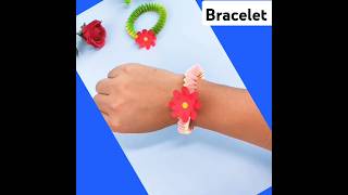 Flower Bracelet BTS shorts ytshorts diy ytviral trending youtube [upl. by Seavir]