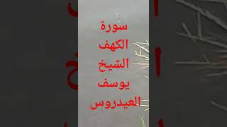 سورة الكهف الشيخ يوسف العيدروس [upl. by Waine]